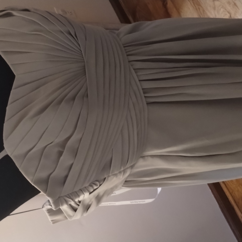 David's bridal gray gown size 0
